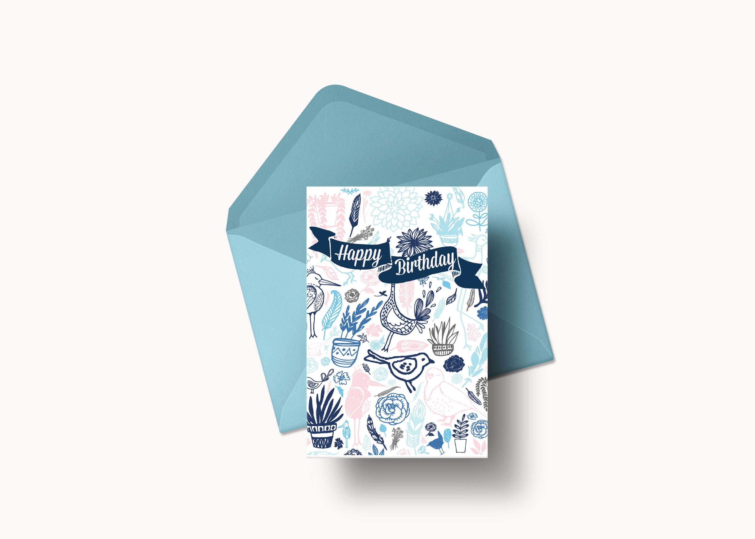 A Paperchute Happy Birthday Card